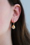 Heliophilia Silver Gld-Lalin-Kup Pendientes de Latón Dorados